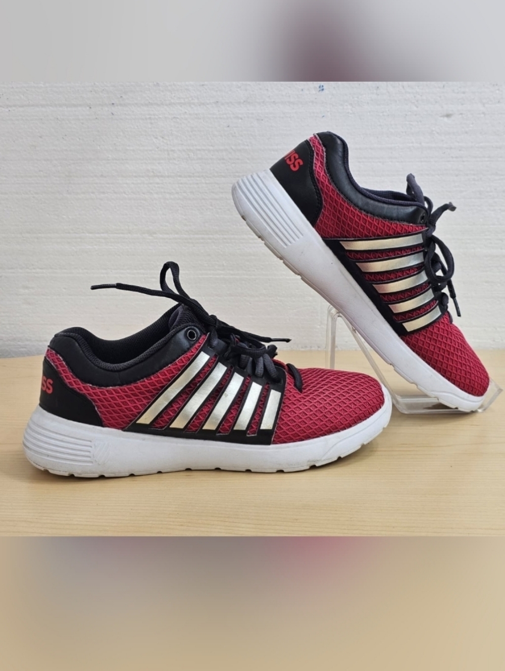 K-Swiss Men's Motivate Sneakers, Red, Sz 8.5